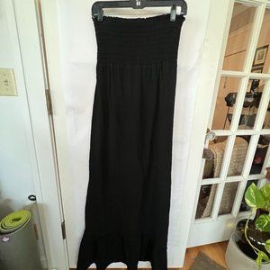 So Low rouched tube top (strapless) maxi dress